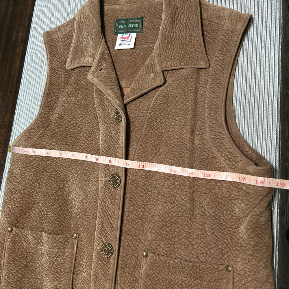 Willowbend Vest Button-Up Front Pockets | Size M | Preowned V1 - Picture 12 of 16